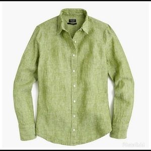J crew Irish  Baird Mcnutt Irish Linen Shirt,NWT
